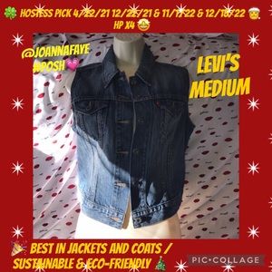 Levi’s medium jean vest 💕